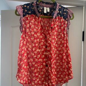 Meadow Rue Anthropologie top size small, 2